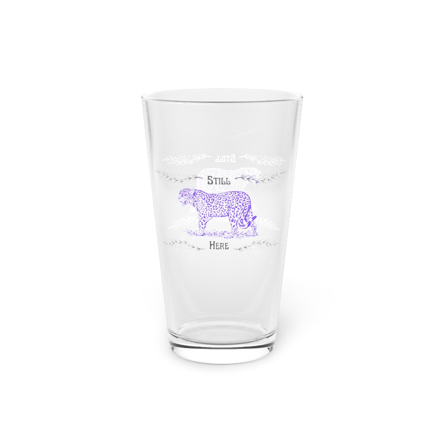 Still Here Jaguar | 16 oz. Pint Glass | Ace