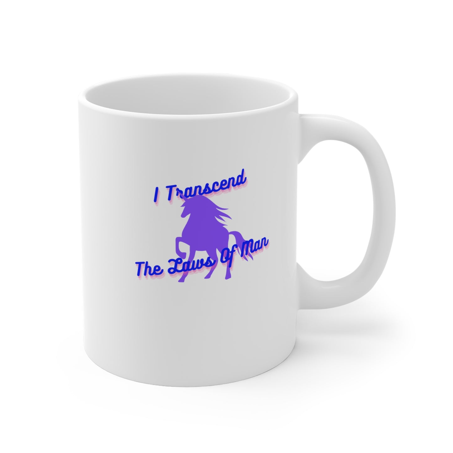 Transcendence Unicorn | Latte Mug | Bi