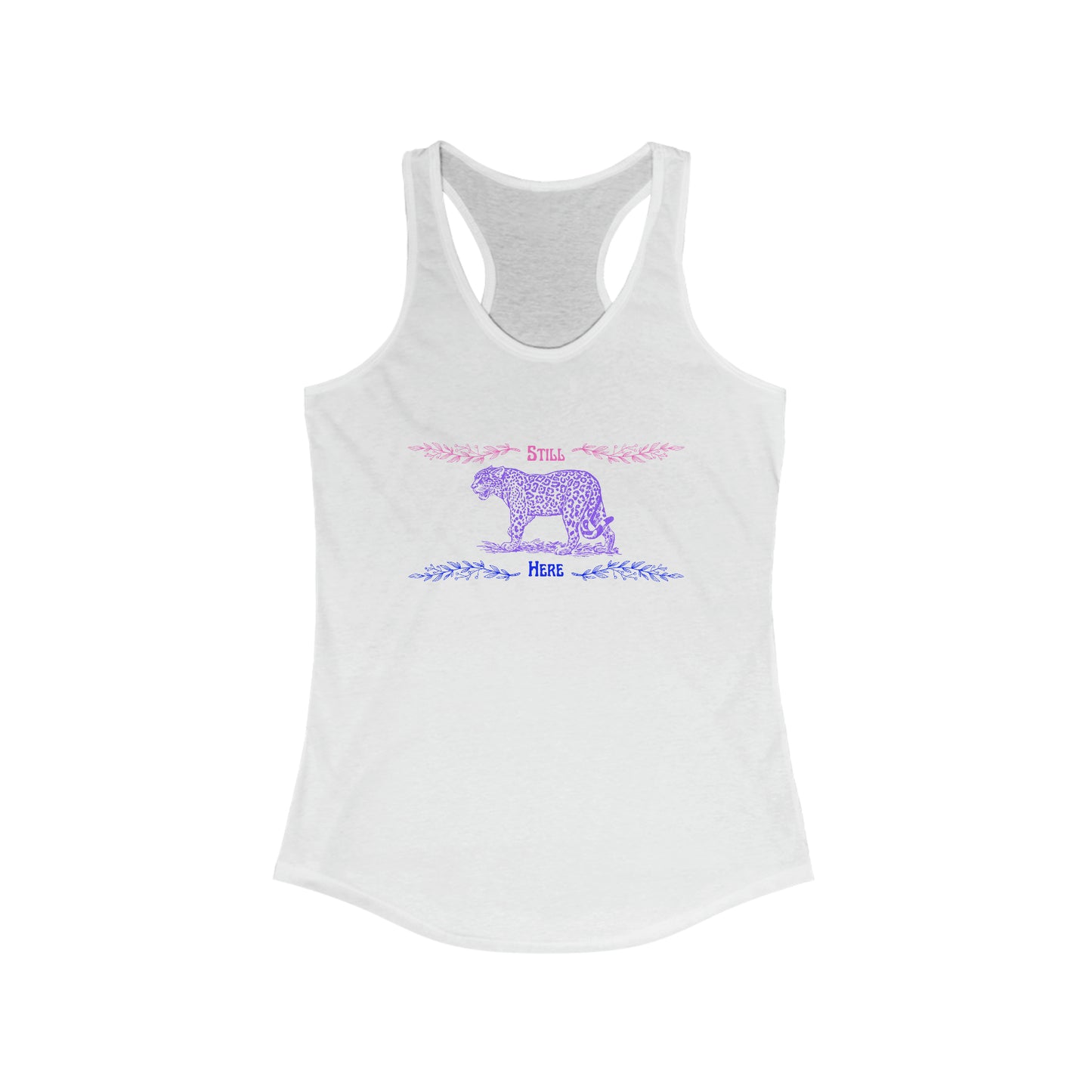 Still Here Jaguar | Racerback Tank | Bi