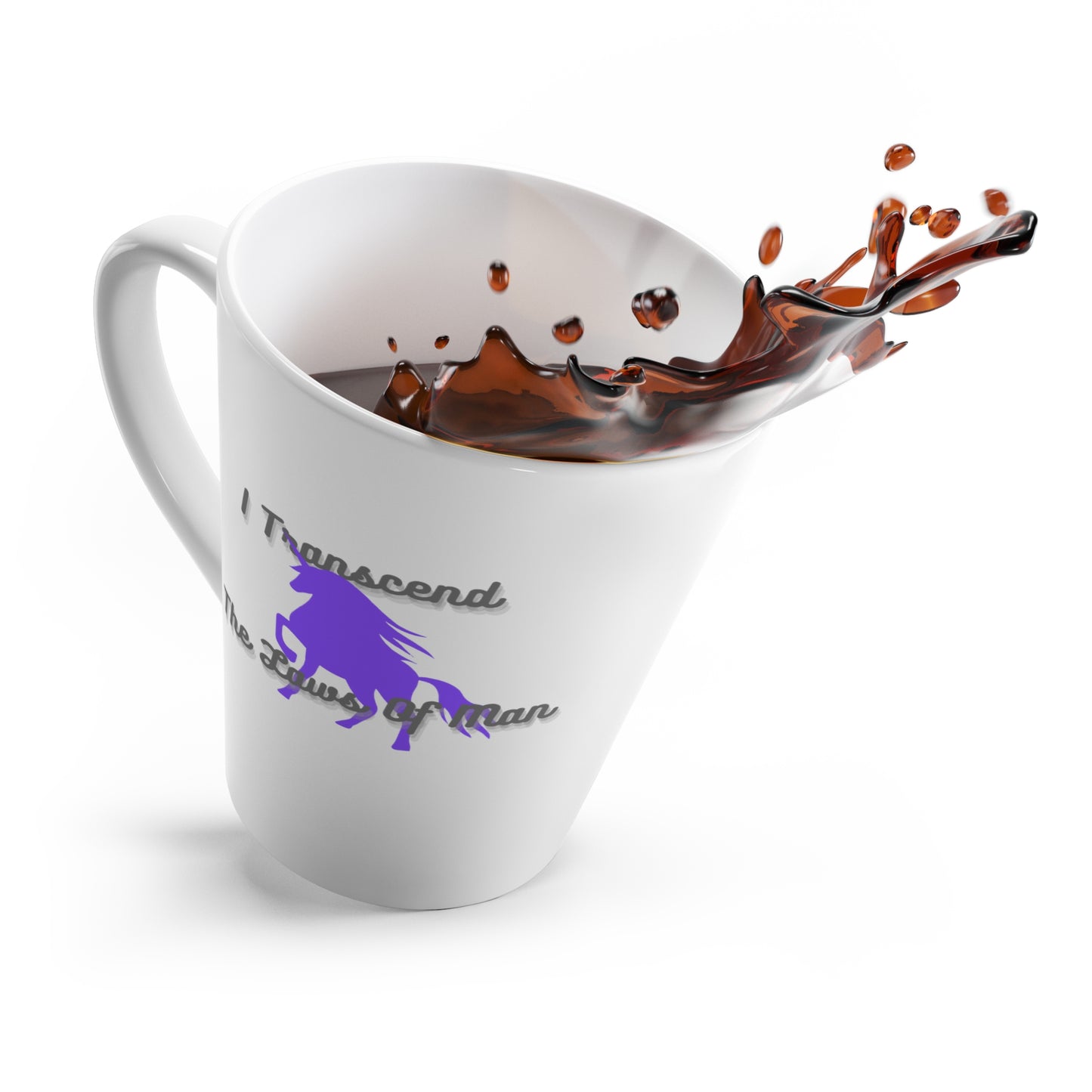 Transcendence Unicorn | Latte Mug | Ace