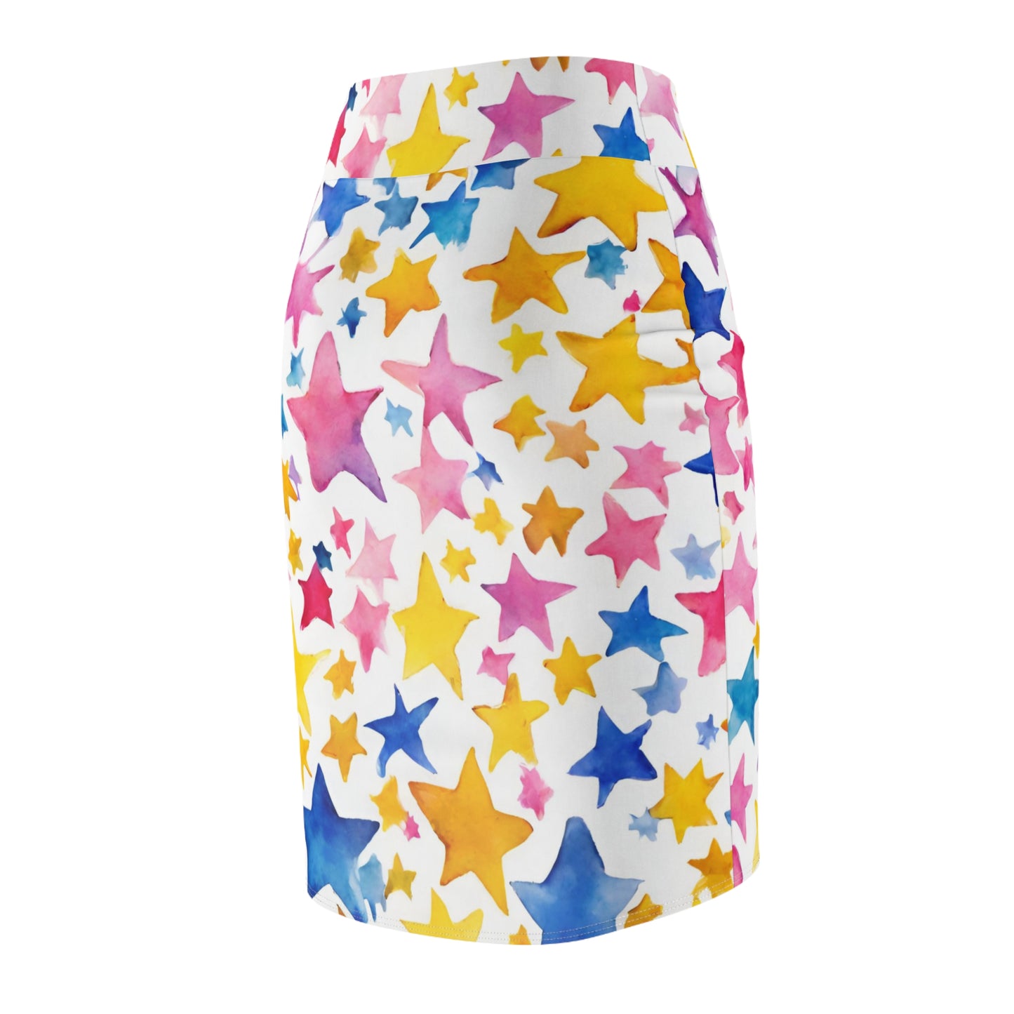 Watercolor Stars| Pencil Skirt | Pan