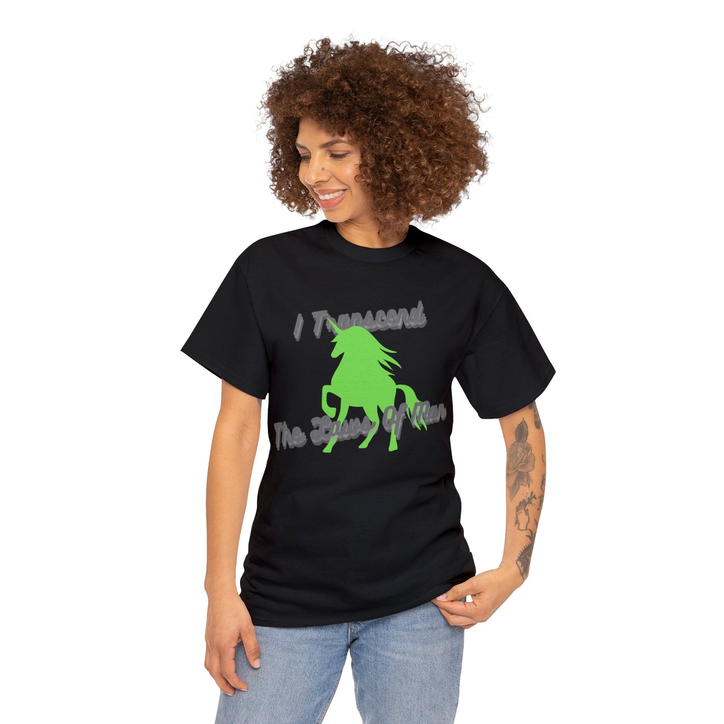 Transcendence Unicorn | Heavy Cotton Tee | Aro