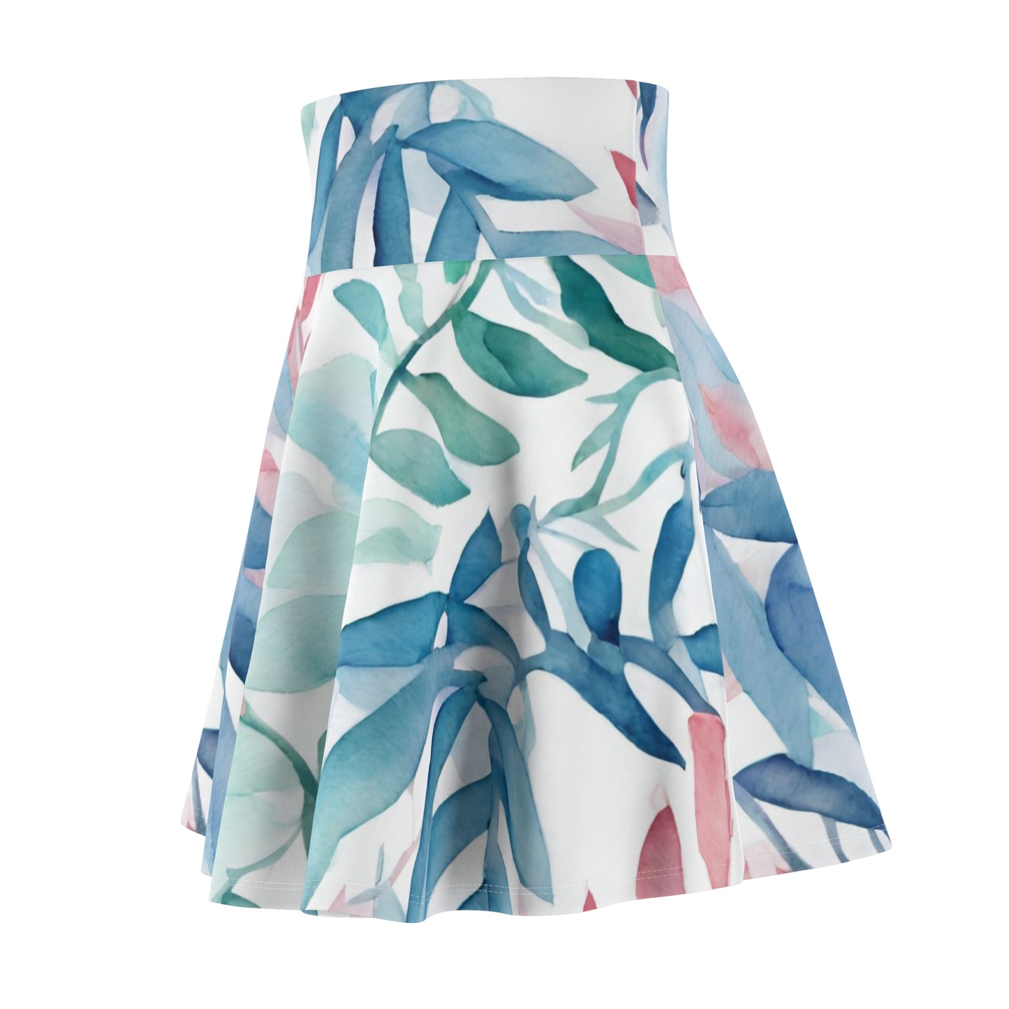 Watercolor Vines | Skater Skirt | Trans