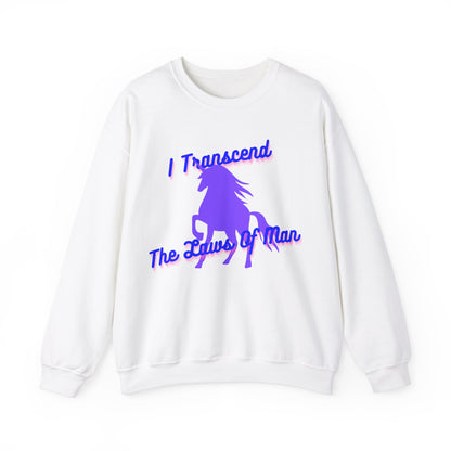 Transcendence Unicorn | Cotton Sweatshirt | Bi