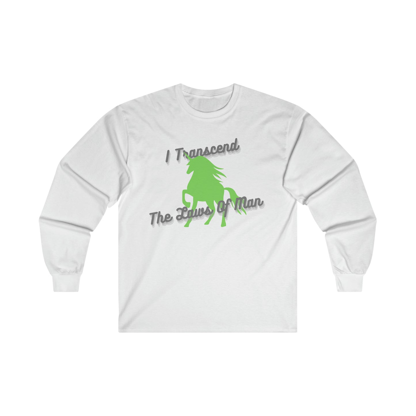 Transcendence Unicorn | Heavy Cotton Long-Sleeve Tee | Aro