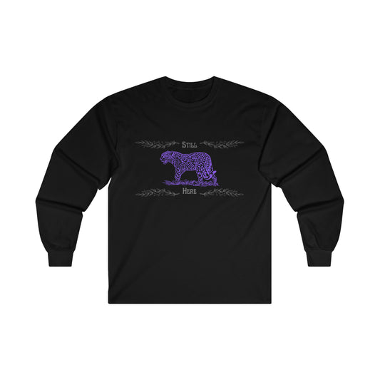 Still Here Jaguar | Heavy Cotton Long-Sleeve Tee | Ace