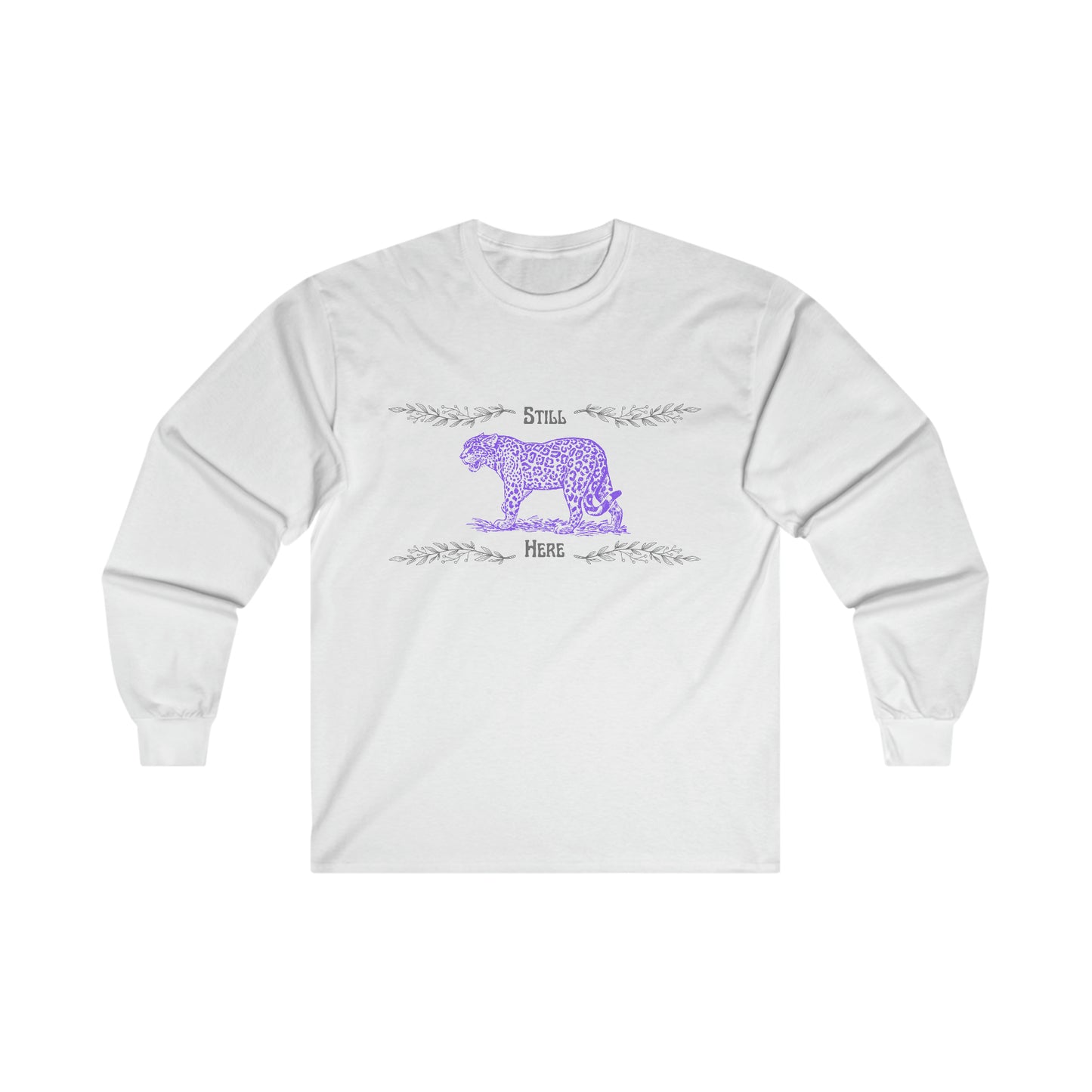 Still Here Jaguar | Heavy Cotton Long-Sleeve Tee | Ace