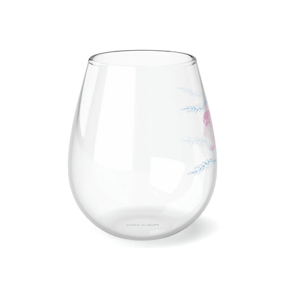 Still Here Jaguar | 11.75 oz Stemless Wine Glass | Trans