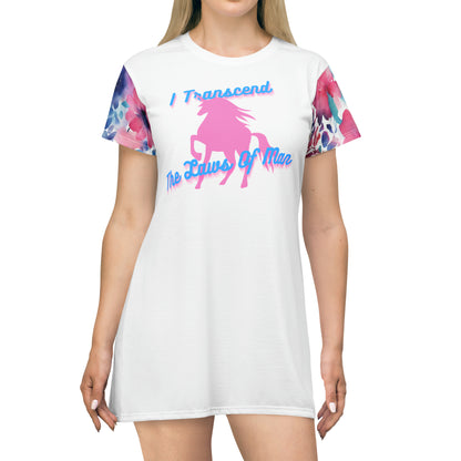 Transcendence Unicorn | T-Shirt Dress | Trans