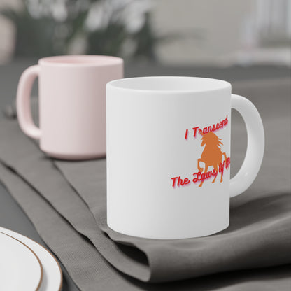 Transcendence Unicorn | Latte Mug | Lesbian