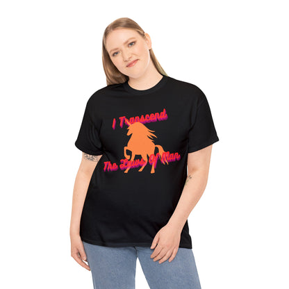 Transcendence Unicorn | Heavy Cotton Tee | Lesbian