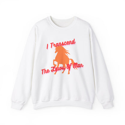 Transcendence Unicorn | Cotton Sweatshirt | Lesbian