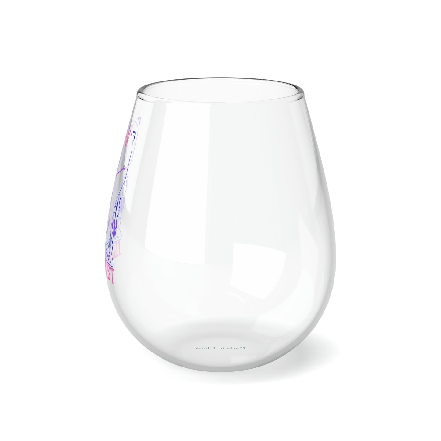 Master Illusionist Faerie | 11.75 oz Stemless Wine Glass | Bi