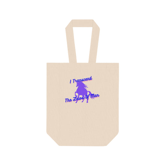 Transcendence Unicorn | Double Wine Tote | Bi