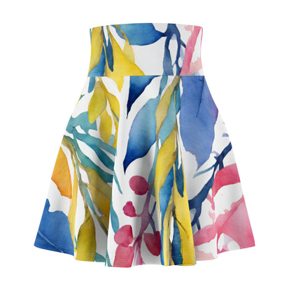 Watercolor Vines | Skater Skirt | Pan