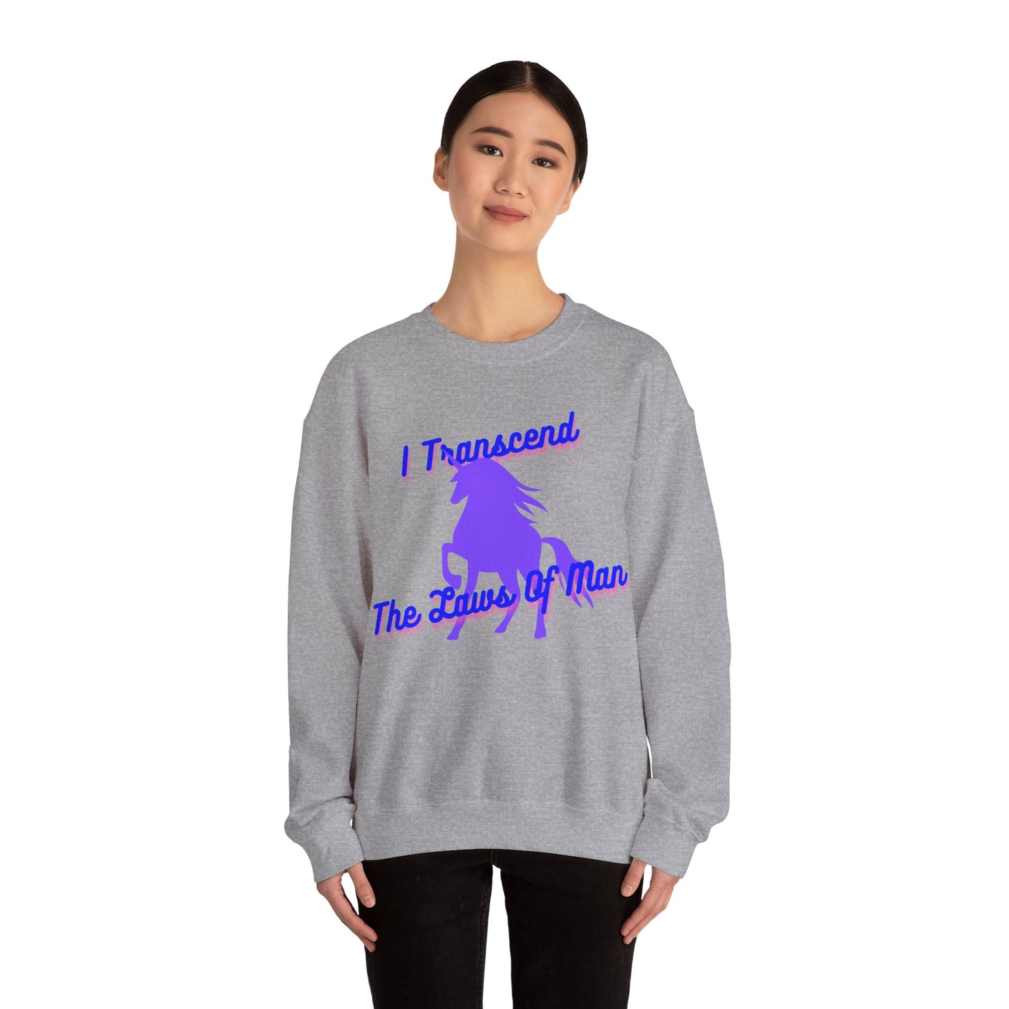 Transcendence Unicorn | Cotton Sweatshirt | Bi