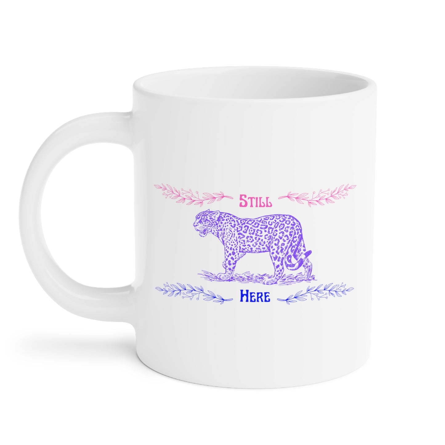 Still Here Jaguar | Latte Mug | Bi