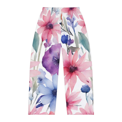 Watercolor Flowers | Pajama Pant | Bi