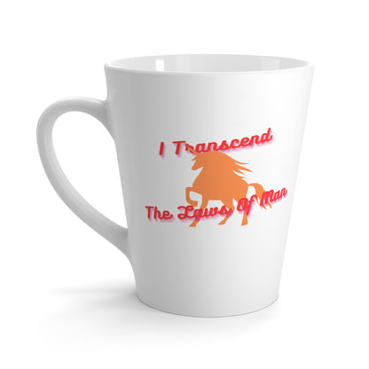 Transcendence Unicorn | Latte Mug | Lesbian