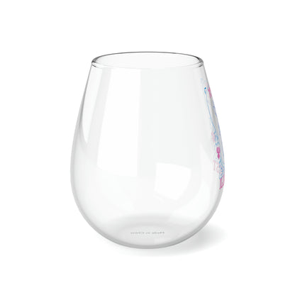 Master Illusionist Faerie | 11.75 oz Stemless Wine Glass | Trans