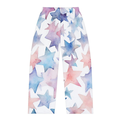 Watercolor Stars | Pajama Pant | Trans