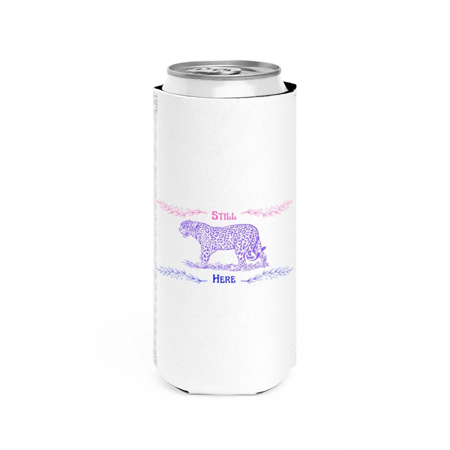 Still Here Jaguar | Slim Can Coozie | Bi