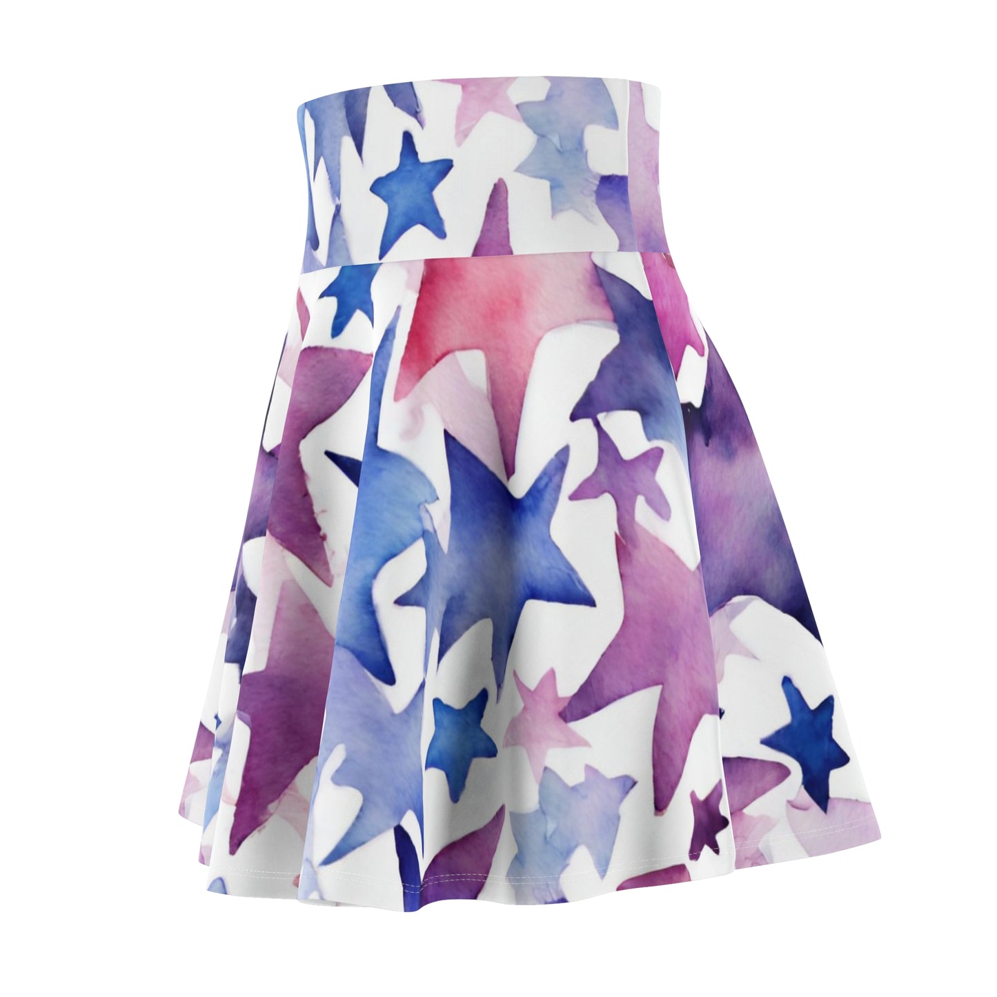 Watercolor Stars | Skater Skirt | Bi