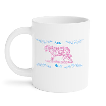 Still Here Jaguar | Latte Mug | Trans