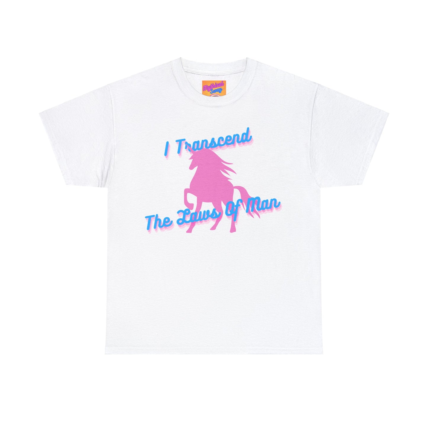 Transcendence Unicorn | Heavy Cotton Tee | Trans