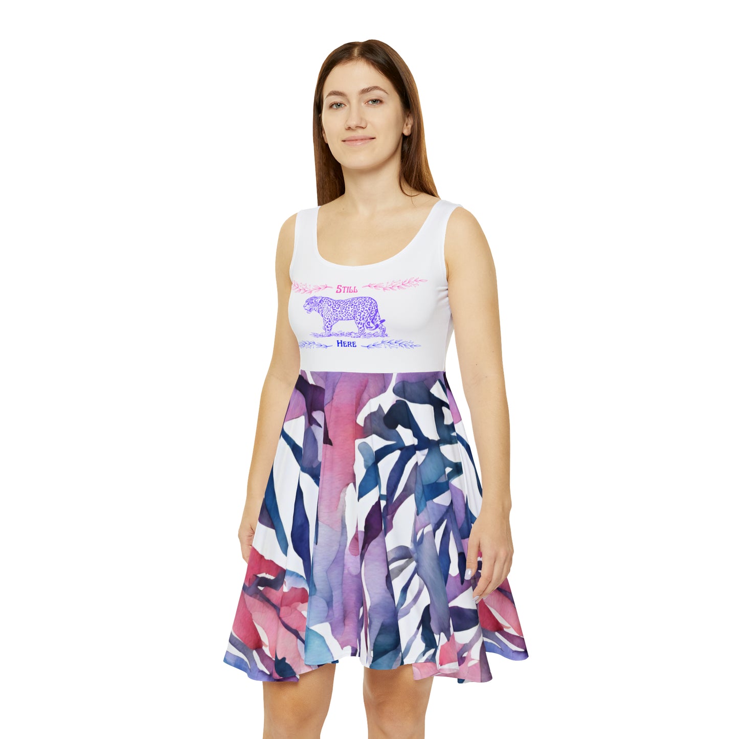 Still Here Jaguar | Skater Dress| Bi