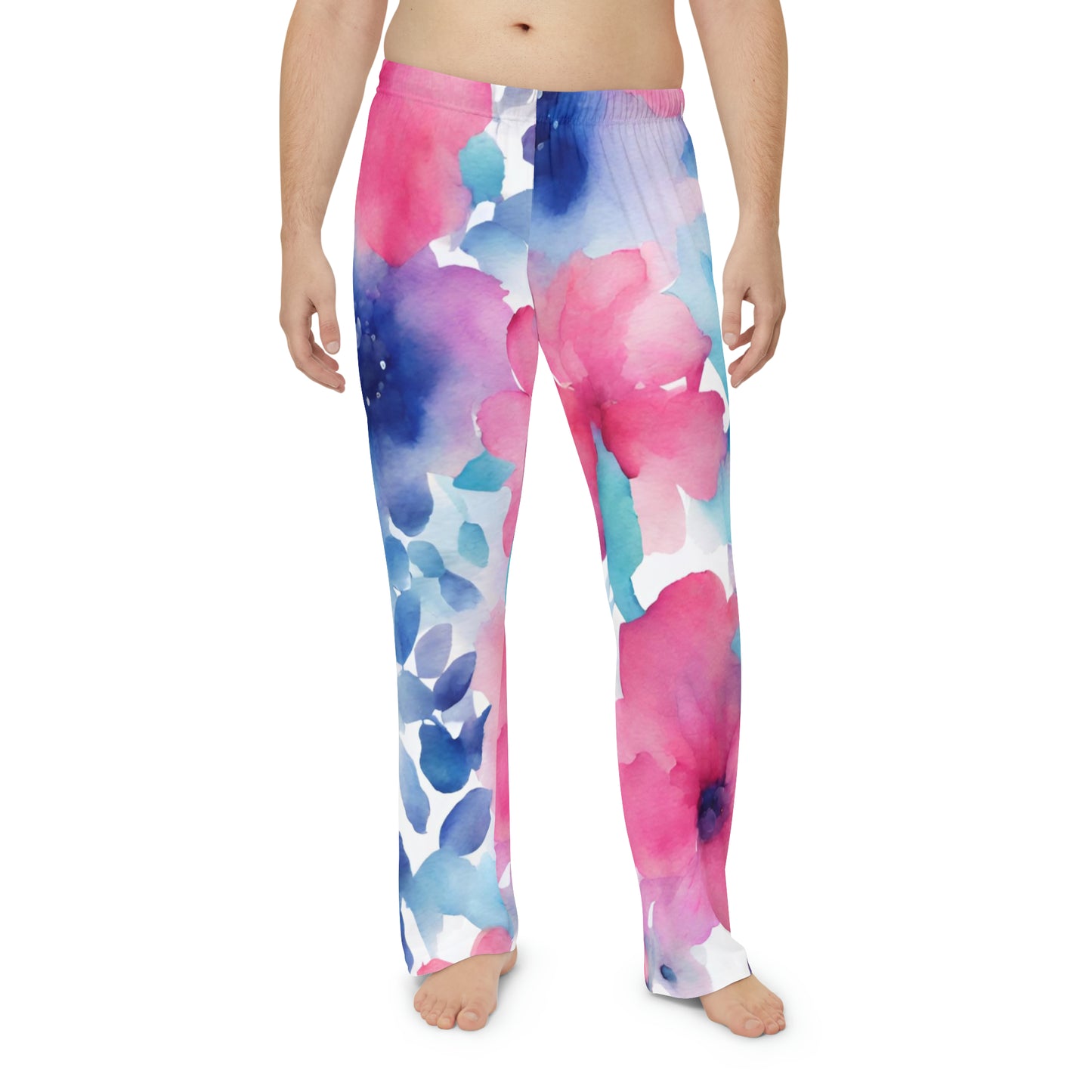 Watercolor Flowers | Pajama Pant | Trans