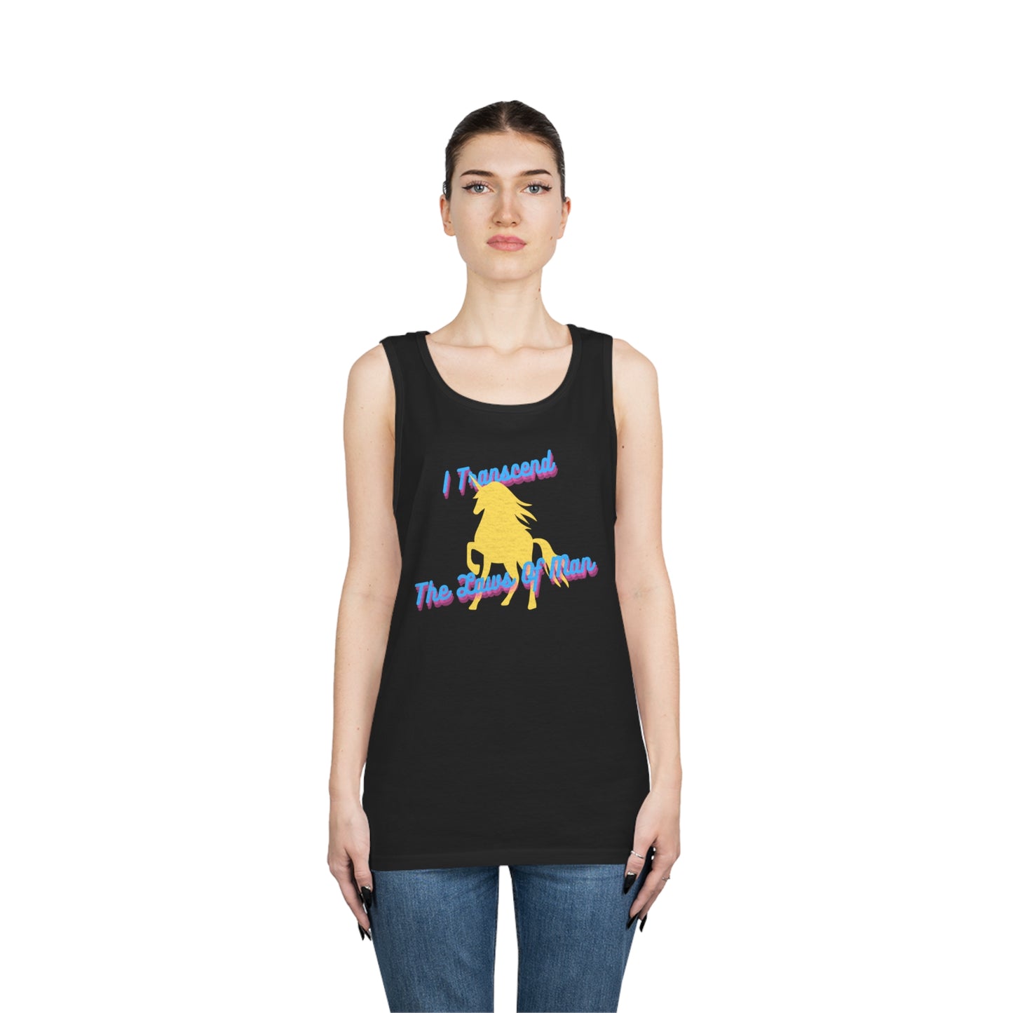 Transcendence Unicorn | Cotton Tank | Pan