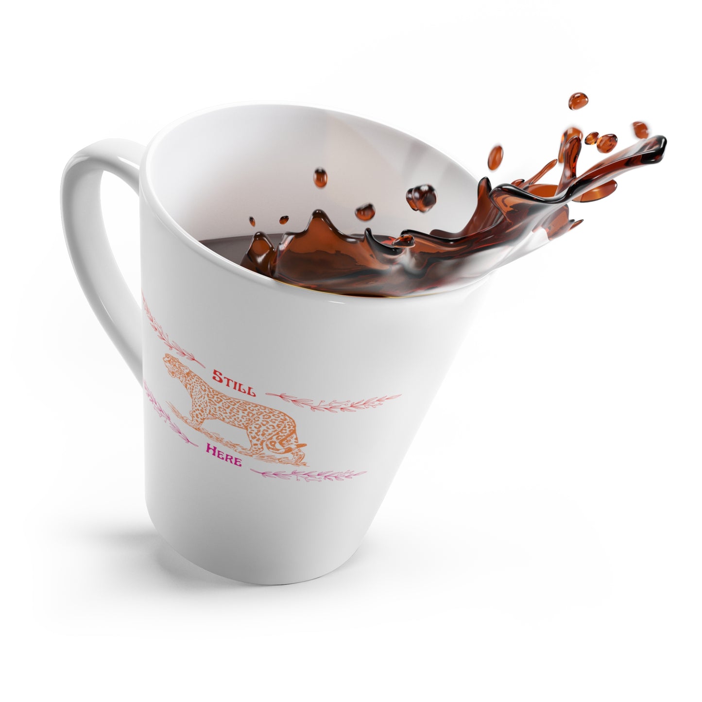 Still Here Jaguar | Latte Mug | Lesbian